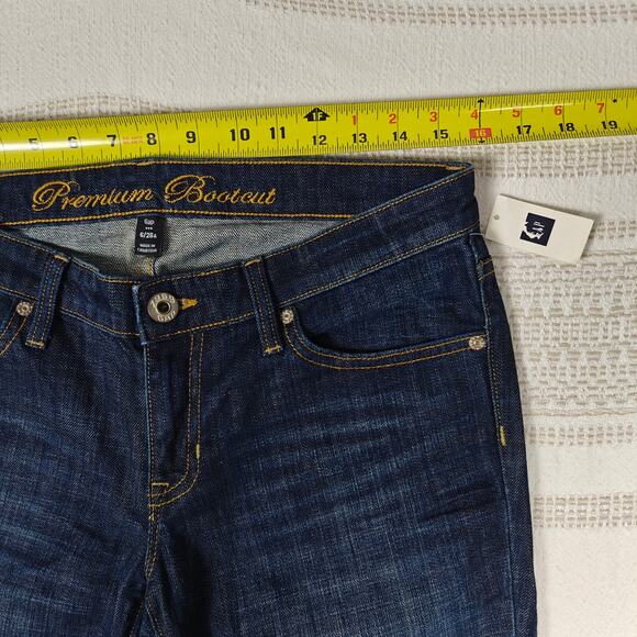 Gap Women’s Dark Wash Bootcut Jeans Low Rise Size 6/28A New With Tags - Picture 3 of 11